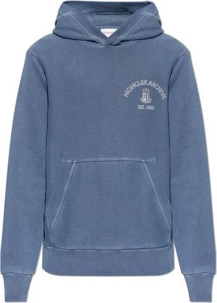 Moncler The Hoodie - Heren - Hoodies - Blauw - XL - Katoen - Hoodies & sweatvesten