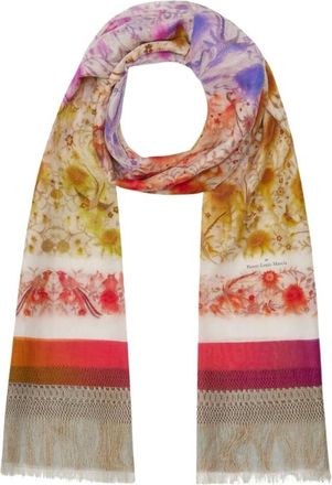 Pierre-Louis Mascia Accessoires, Dames, Veelkleurig, ONE Size, Katoen, Hawnbci Bedrukte Sjaal