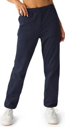 Beyond Yoga On the Go Cotton Blend Joggers in After Dark Navy at Nordstrom Rack, Size X-Large