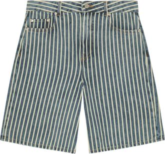 Ganni Shorts a righe - Blu