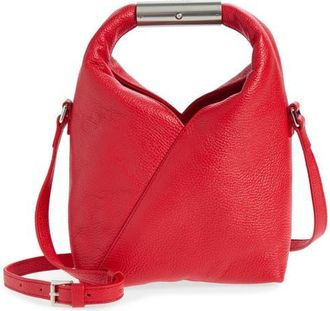 Maison Margiela Small Japanese Jewel Handle Bag in Barbados Cherry at Nordstrom