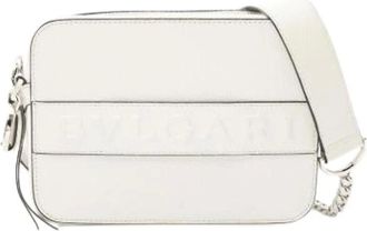 Bulgari Pre-owned Cross Body Bags, female, White, Size: ONE SIZE Pre-owned Shoulder Bag