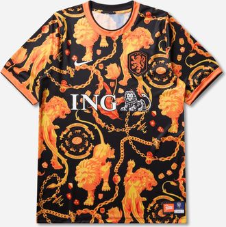 Nike Netherlands x Patta Academy Pro Shortsleeve Soccer Top Black / White