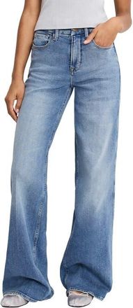 Good American Good Skate Wide Leg Jeans in Indigo1142 at Nordstrom, Size 16