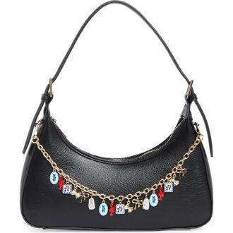 Madden Girl Faux Leather Shoulder Bag in Black at Nordstrom Rack
