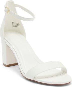 BP. Frenchie Block Heel Ankle Strap Sandal in Ivory Egret at Nordstrom Rack, Size 5.5