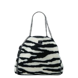 Stella McCartney Stella Mccartney Black White Shoulder Bag Tote Bag (Pre-Owned)