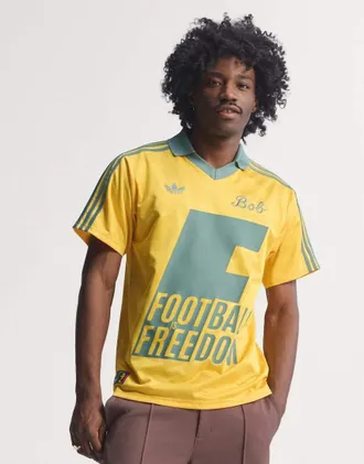 adidas adidas Performance - Bob Marley Originals - Maglia in jersey oro acceso