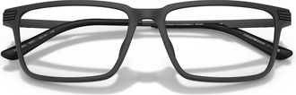 Emporio Armani 0ea3268u Matte Rectangular Frame Eyeglasses with Subtle Detailing