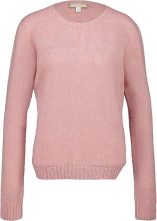120% Lino long-sleeve knit sweater - Pink