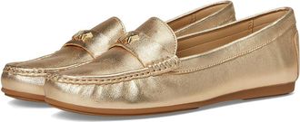 Michael Kors Melanie Moc Womens Flat Shoes Pale Gold : 7.5 M, Leather