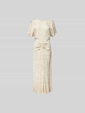 Victoria Beckham Maxikleid mit Cut Outs in Ecru, Gr&ouml;&szlig;e S/M