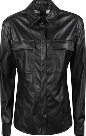 Pinko Pinko - Cambria overhemd - Dames - Blouses & Shirts - Zwart - Maat: L Katoen