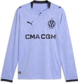 Puma Maglia Third a maniche lunghe Olympique de Marseille 26/27 da uomo, Accessori, Viola, 3XL