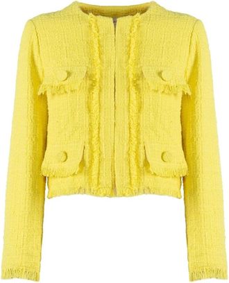Nenette Brembo Jacket - Dames - Zomerjassen - Geel - S - Katoen - Jassen