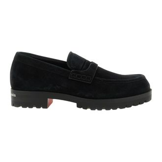 Christian Louboutin Schoenen, Heren, Zwart, 42 EU, Su&egrave;de, Cavavin Loafer