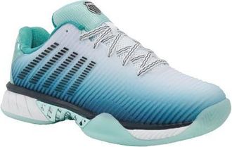 K-Swiss x Lucky In Love Hypercourt Express 2 Womens Tennis Shoes in Capri/white/midnight at Nordstrom, Size 6.5