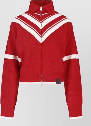 Stella McCartney virgin wool crewneck fitted jacket