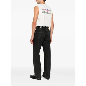 Cole Buxton Cotton Tank Top - White