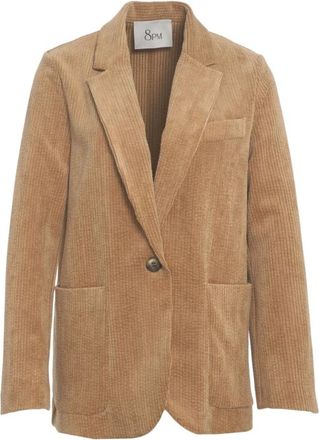 8pm 8Pm, Donna, Giacche, Beige, S, new