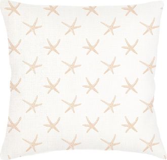 Anaya with Love Starfish Beige Linen Euro Pillow 26x26 with Down Insert at Nordstrom
