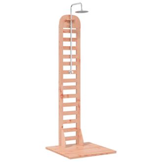 vidaXL Ducha Exterior 223 Cm Madera Dura De Douglas Y Acero Inoxidable Vidaxl