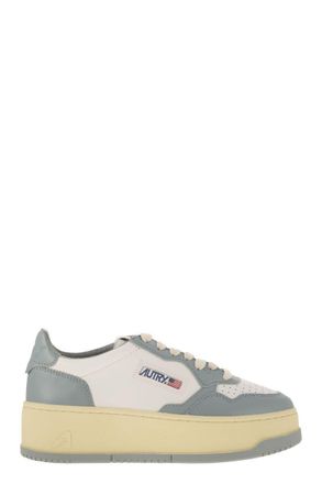 Autry Medalist Platform - Leather Trainers