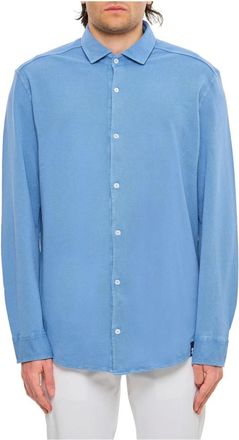 Drumohr Hombre, Camisas, Azul, Talla: S