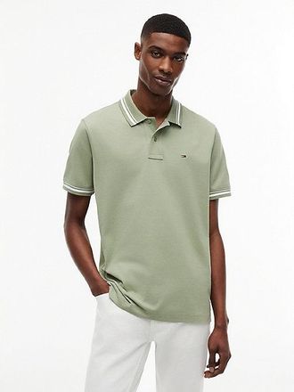 Tommy Hilfiger Tommy Flag Regular Fit Tipped Polo Shirt