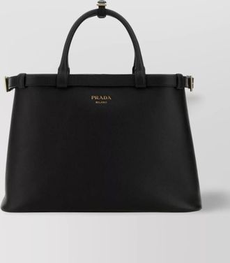 Prada medium calf leather shoulder bag