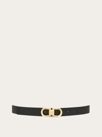 Ferragamo Women Reversible and adjustable Gancini belt Brown