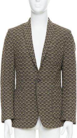 Maison Margiela Wool Tweed Pocket Blazer Jacket