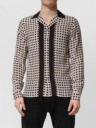 Dolce & Gabbana silk polka dot shirt