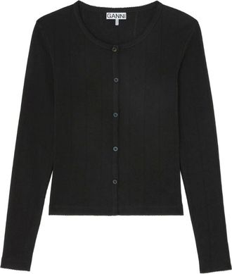 Ganni Mujer, Jerseys, Negro, Talla: L
