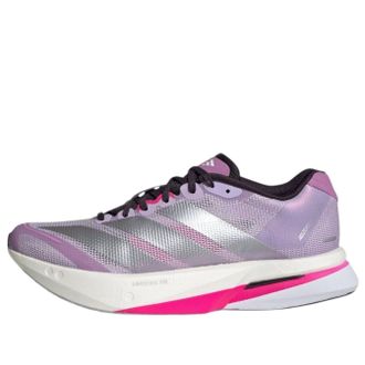 adidas (WMNS) adidas Adizero Boston 13 Powder Plum Silver Metallic Pink JS4955