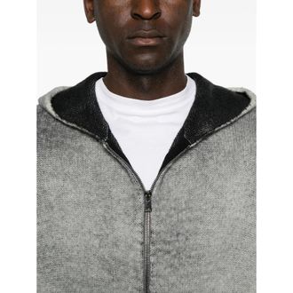 Avant Toi Cashmere-Merino Blend Hooded Sweater - Gray