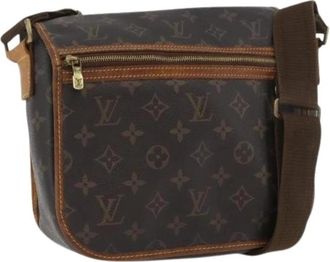 Louis Vuitton Pre-owned Shoulder Bag - Dames - Vintage Schoudertas - Bruin - ONE Size - Leer - Vintage