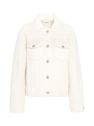 Barrie Denim Cashmere Cotton Jacket - Beige