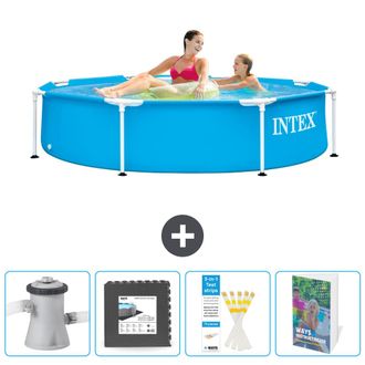 Intex Piscina Con Estructura Redonda - 244x51 Cm - 7-piezas Scb131