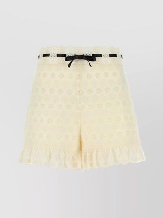 Valentino Garavani lace tailored shorts