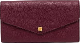 Louis Vuitton Pre-owned leren portemonnee - Dames - Vintage Accessoires - Rood - ONE Size - Leer - Vintage