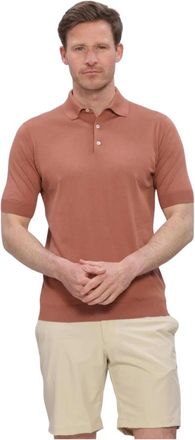FILIPPO DE LAURENTIIS Polo Mc - Heren - Polos - Bruin - 2XL - Katoen - Tops