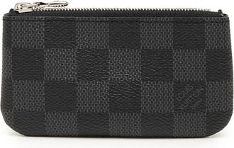 Louis Vuitton Black Pvc Leather Coin Purse/Coin Case (Pre-Owned)