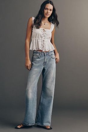 Levi's Cotton Loose Boot High-Rise Bootleg Jeans