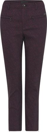 C.Ro Slim-fit Broeken - Dames - Slim Fit Broeken - Bruin - 2XL - Leer - Broeken