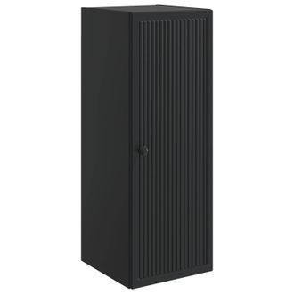 vidaXL Armario De Pared Negro 33 X 34,5 X 90 Cm Madera De Ingenier&iacute;a Vidaxl