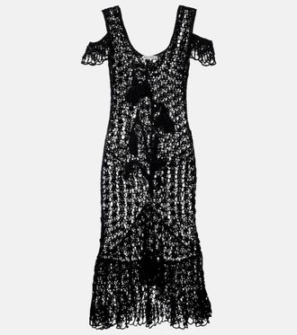 J.W.Anderson Abito midi in crochet di cotone