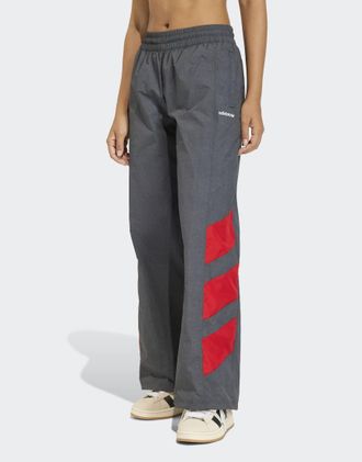adidas Originals Blocked - Pantaloni sportivi nero slavato