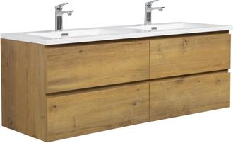 Badplaats Mobile da bagno Angela 140cm Rovere - armadio mobiletto lavabo