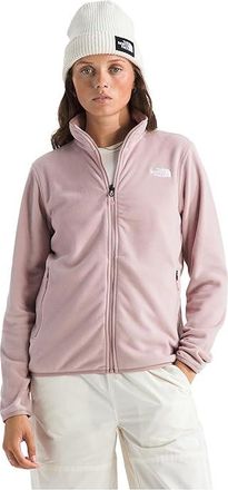 The North Face Glacier Fleece Jacket Womens Coat Metal Pink : 2XL, Polyester